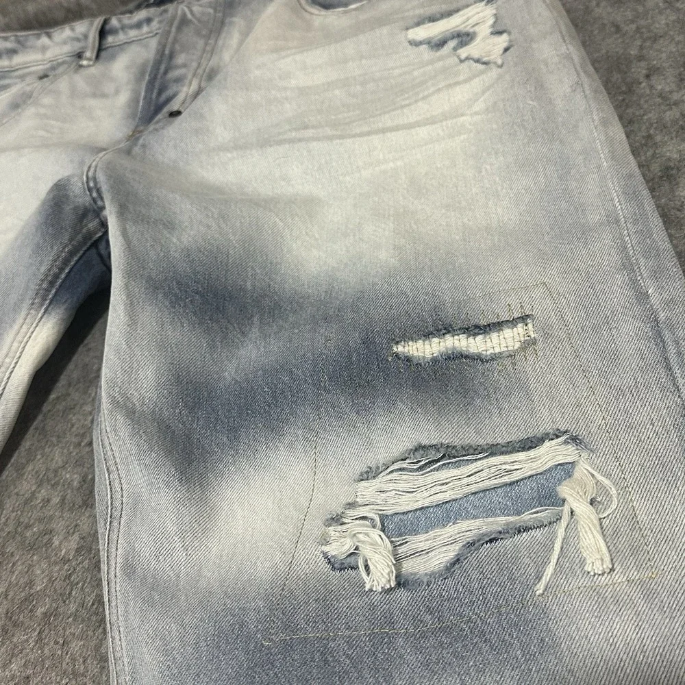 PRPS Men's Barracuda Hiroshima Jeans 100% Cotton Button Fly Indigo - Size 38x34 - Picture 13 of 16